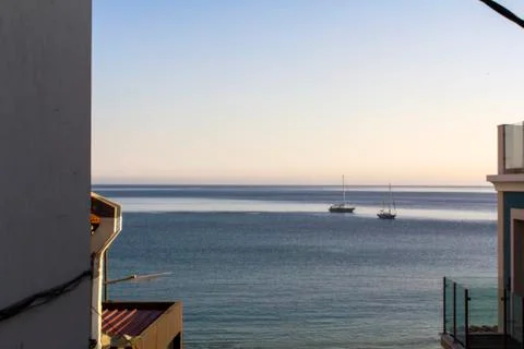 View to the beach Stock Photos