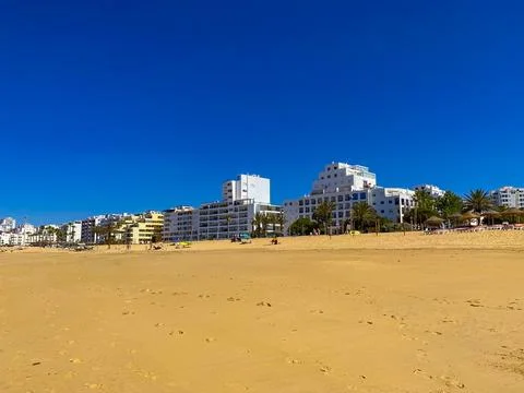 The view of the beach Stock Photos
