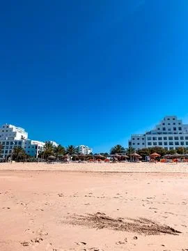 The view of the beach Stock Photos