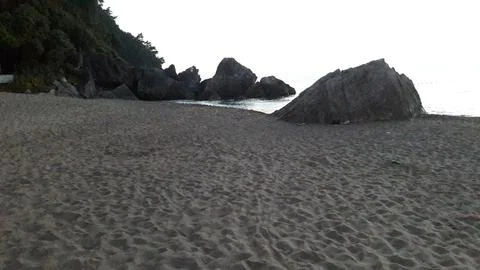 The view of the beach 库存照片