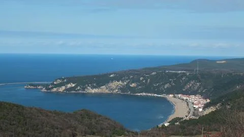 The view of the beach Stock Photos