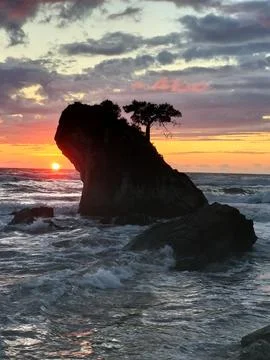 The view of the beach Foto stock