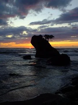 The view of the beach Stock Photos