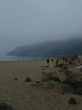 The view of the beach Stock Photos