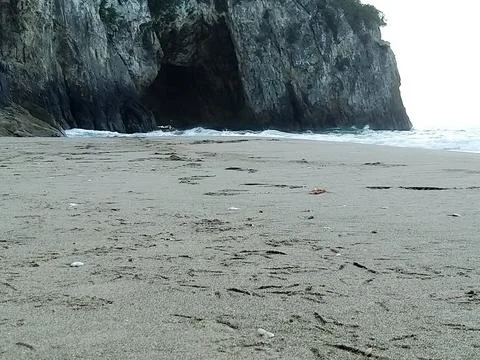 The view of the beach Stock Photos