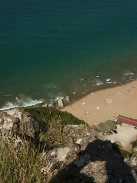 The view of the beach Stock Photos