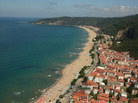 The view of the beach Stock Photos