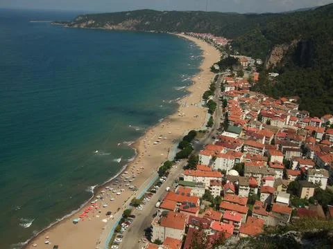 The view of the beach Stock Photos