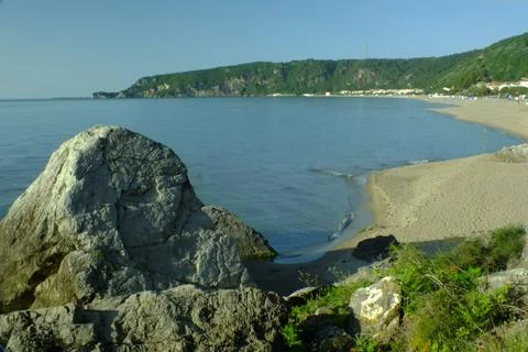 The view of the beach Stock Photos