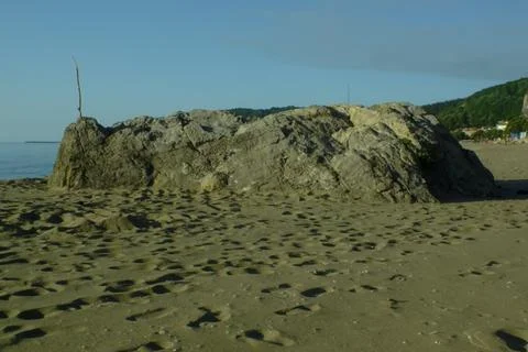 The view of the beach Stock Photos