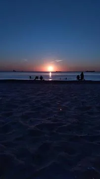 The view of the beach Stock Photos