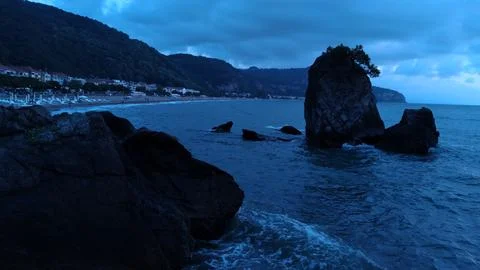 The view of the beach Stock Photos