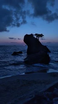 The view of the beach 스톡 사진