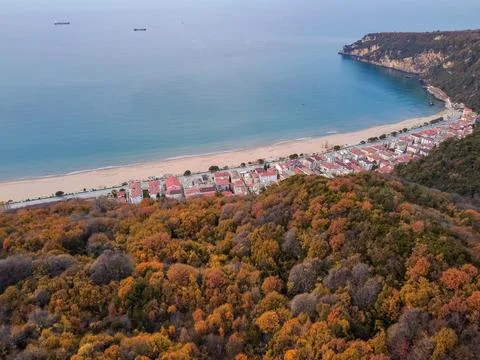 The view of the beach Stock Photos