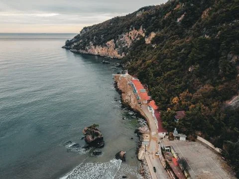 The view of the beach Stock Photos