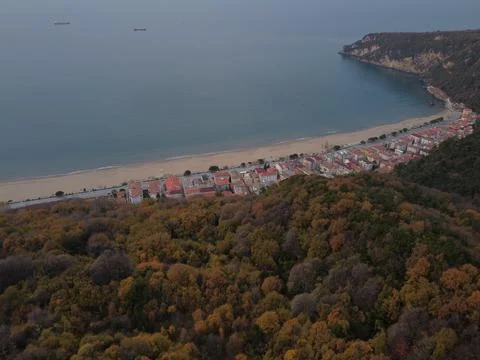 The view of the beach Stock Photos