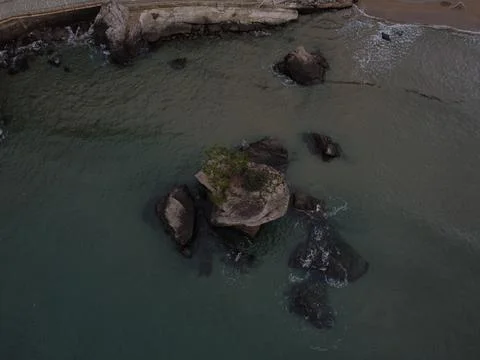 The view of the beach Stock Photos