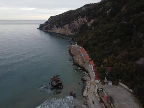 The view of the beach Stock Photos