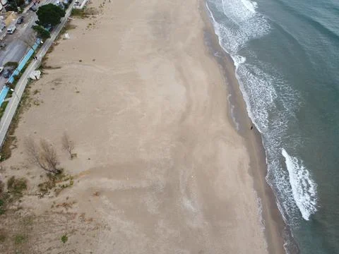 The view of the beach Stock Photos