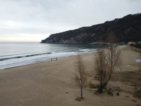 The view of the beach Stock Photos