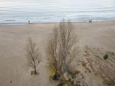 The view of the beach Stock Photos