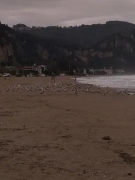 The view of the beach Stock Photos