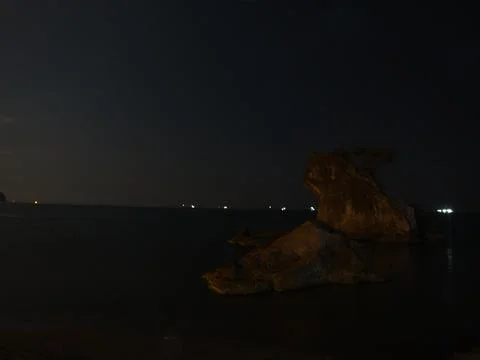 The view of the beach Stock Photos
