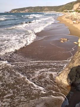 The view of the beach Stock Photos
