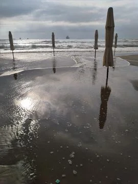 The view of the beach Stock Photos