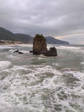 The view of the beach Stock Photos