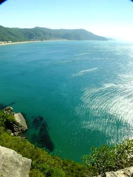 The view of the beach Stock Photos