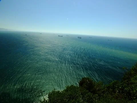 The view of the beach Stock Photos