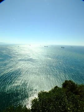 The view of the beach Stock Photos
