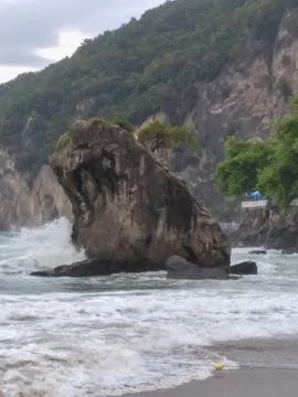 The view of the beach Stock Photos