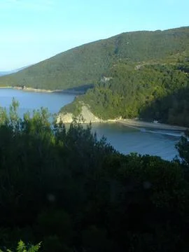 The view of the beach Stock Photos