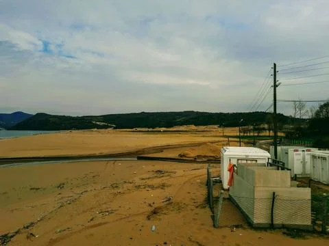 View of the beach Stock-Fotos