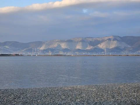 The view of the beach Stock Photos