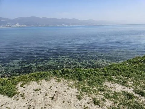The view of the beach Stock Photos