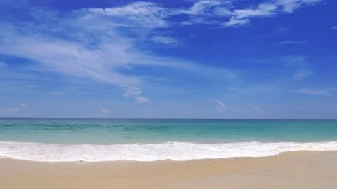 View of beach seascapes. Beach At Phuket, Thailand Stock Footage 172391275