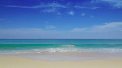 View Of Beach Seascapes. Nai Harn Beach At Phuket, Thailand  Vídeos de archivo 172386264
