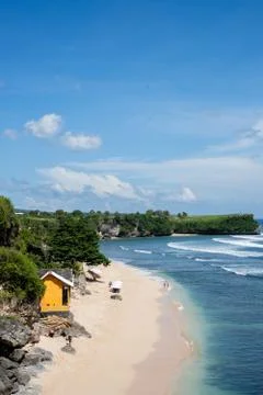 View of the beach from top Stock Photos