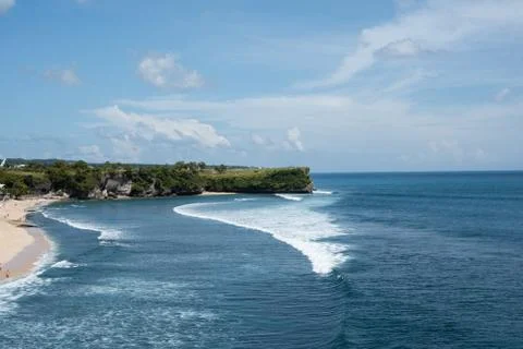View of the beach from top. Stock Photos