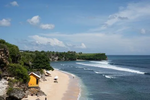 View of the beach from top Stock Photos