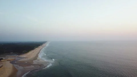 A view of the Beach at Udupi, karnataka, 4K Stock Footage 269875176