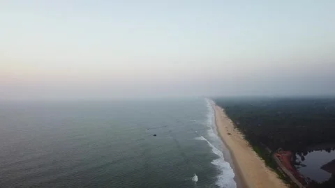 A view of the Beach at Udupi, karnataka, 4K Stock Footage 269875518