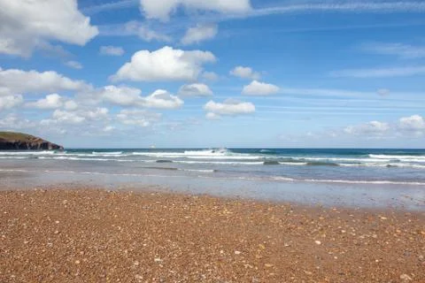 View of the beach of Xago Stock Photos