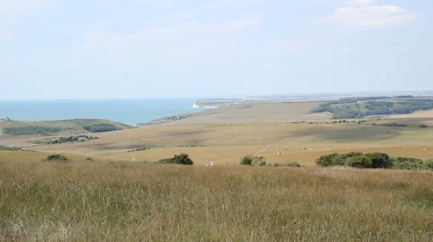 View from Beachy Head Stock Footage 46401140