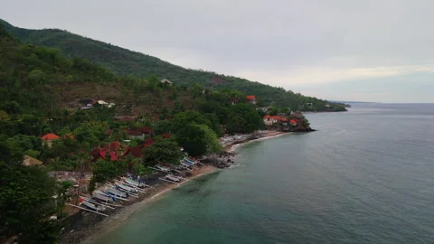 View of a beautiful bay Stock Footage 294548066