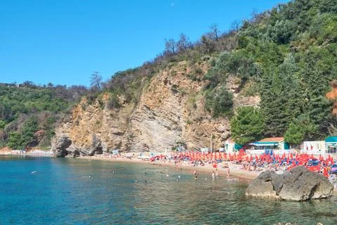 View of beautiful bay Stock Photos