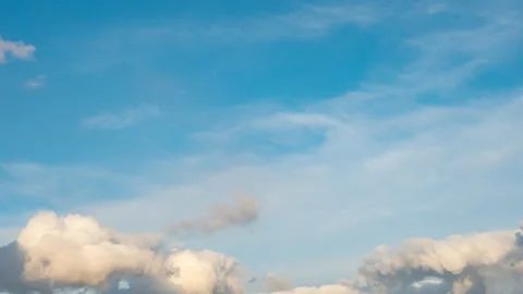 View of beautiful Blue sky with clouds. 動画素材 150251160